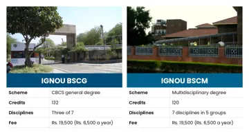 IGNOU BSCG vs BSCM