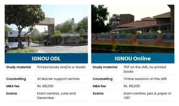 IGNOU ODL vs Online