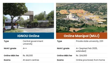 IGNOU vs Online Manipal